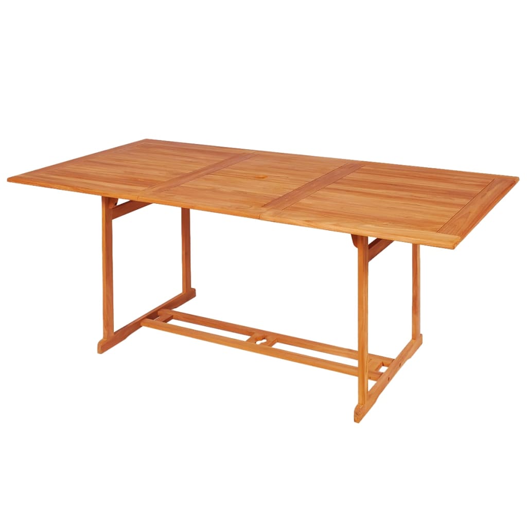 Garden Dining Set | Natural teak | Fine sanded teak hardwood | Large