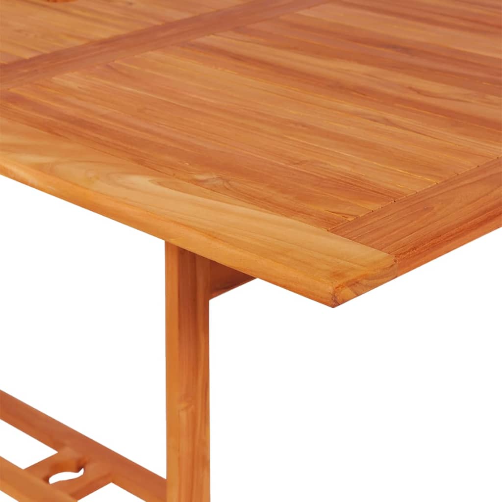 Garden Dining Set | Natural teak | Fine sanded teak hardwood | Large