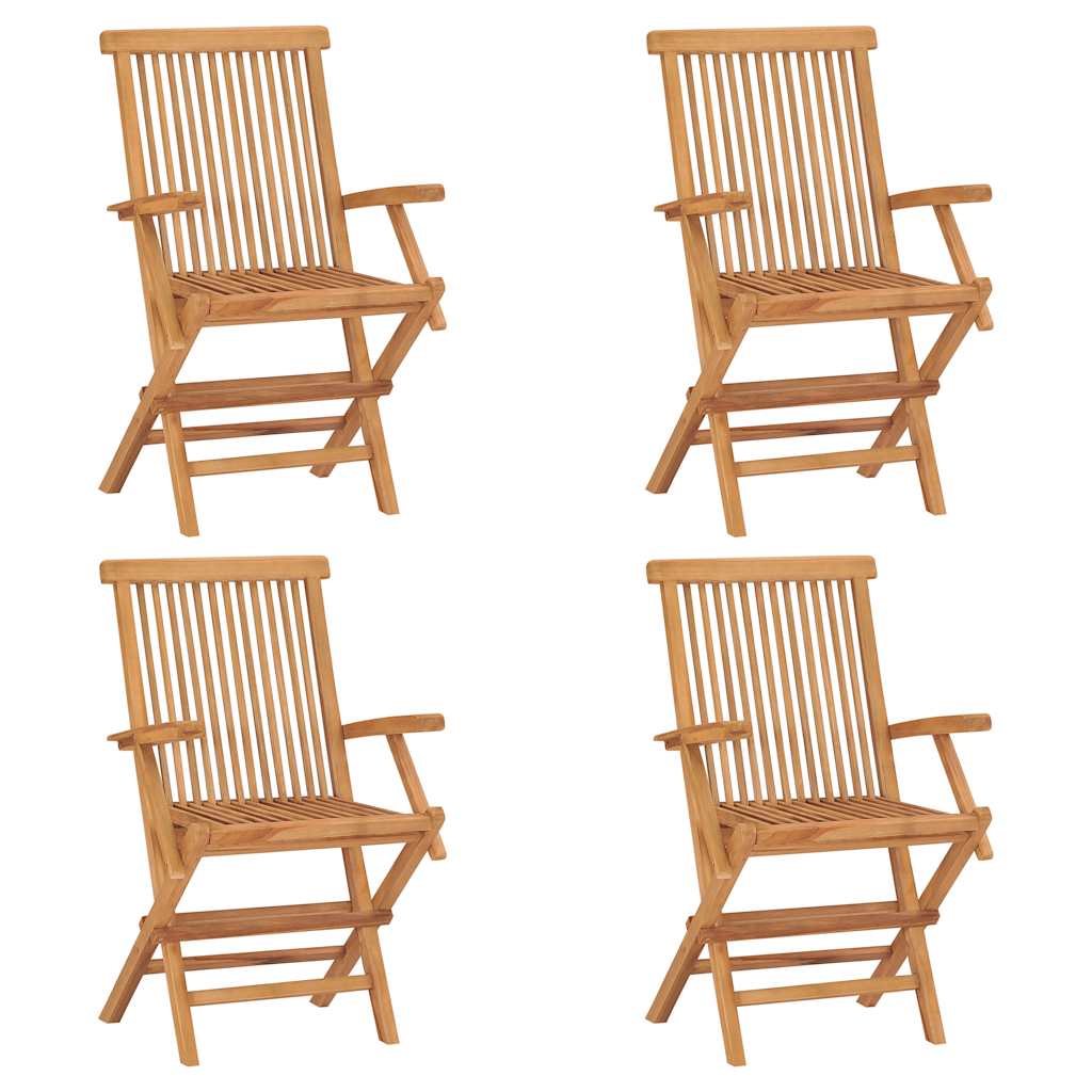 Garden Dining Set | Warm wood tone | Fine sanded teak hardwood
