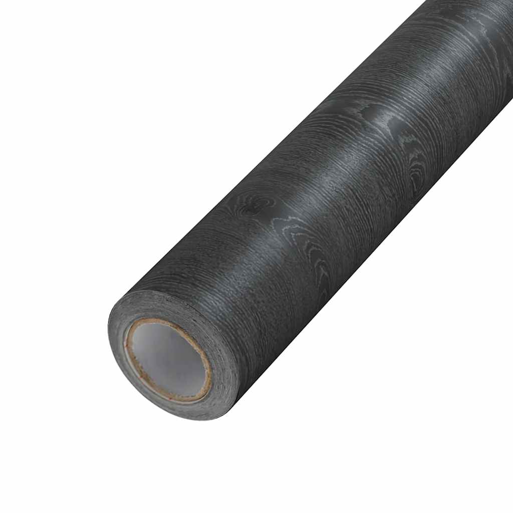 Self-adhesive Furniture Films 2 pcs Dark Wood 500x90 cm PVC