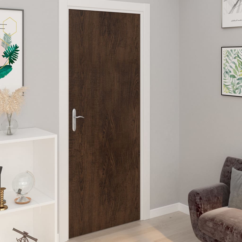 Self-adhesive Furniture Films 2 pcs Dark Oak  500x90 cm PVC