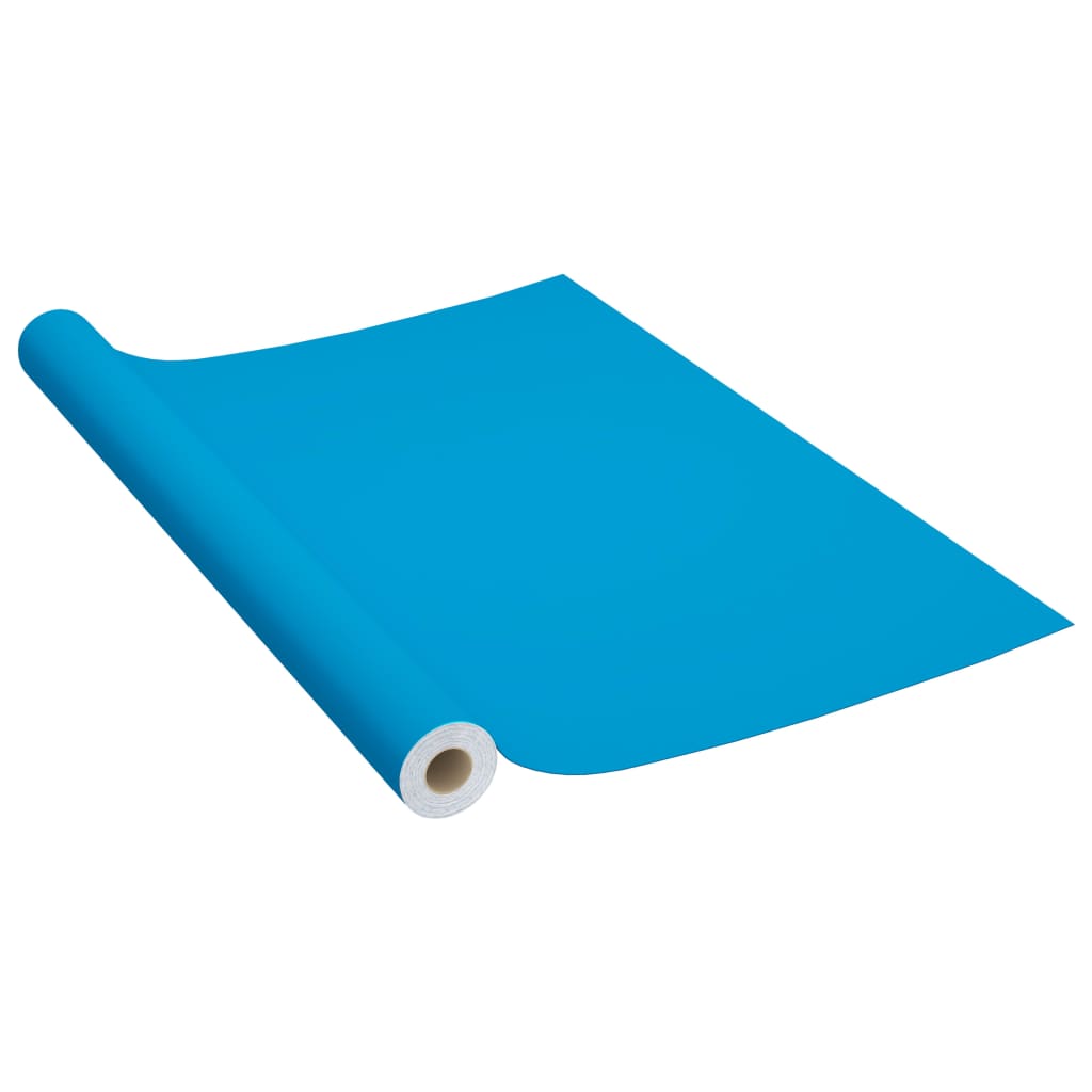Self-adhesive Furniture Films 2 pcs Azure 500x90 cm PVC