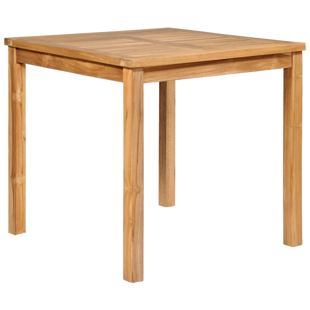 Garden Dining Set | Warm Brown | Fine sanded teak hardwood | Medium