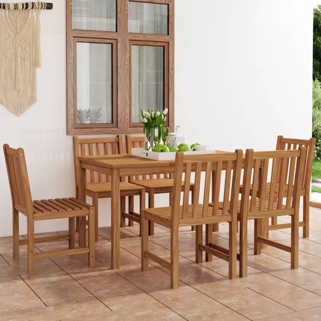 Garden Dining Set | Warm Teak