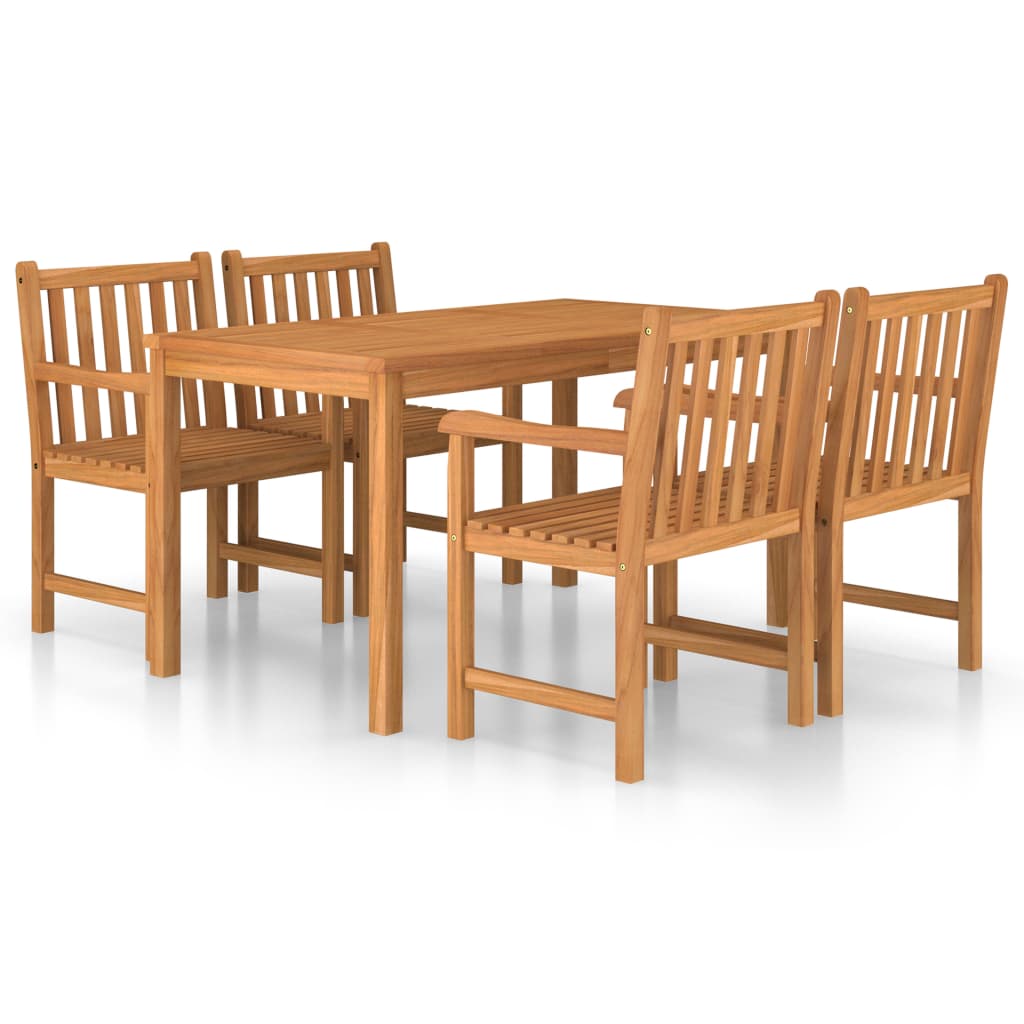 Garden Dining Set | Warm teak | Solid teak wood | Large | Durable
