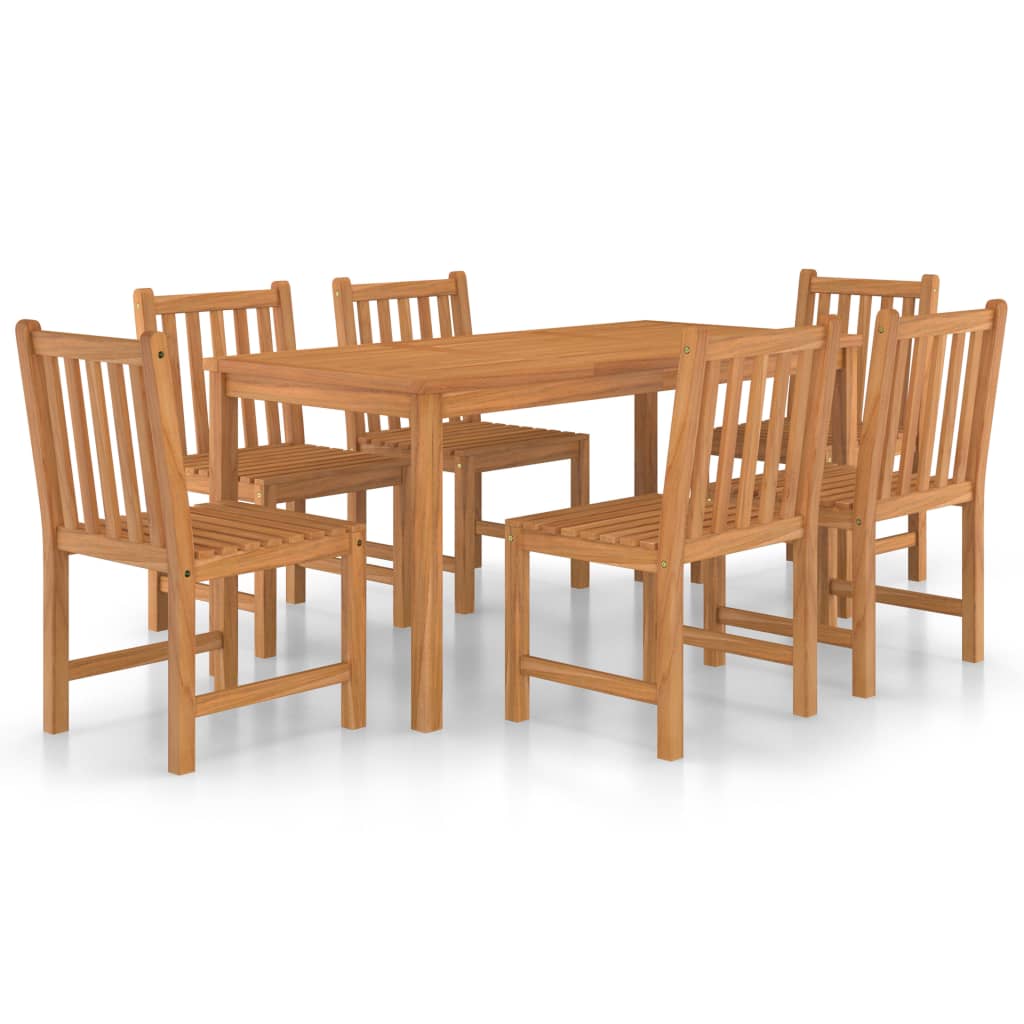 Garden Dining Set | Warm Brown | Solid Teak Wood | Standard | Durable