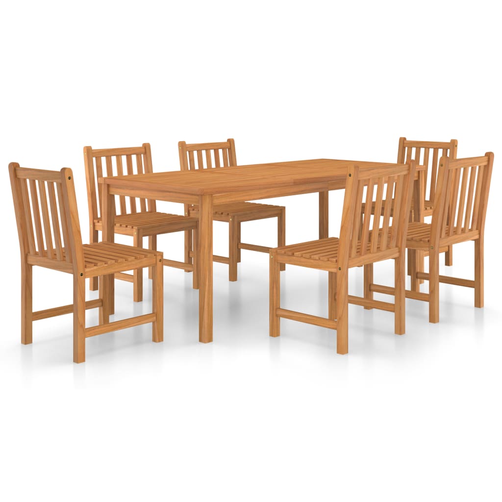 Garden Dining Set | Natural teak | Solid Teak Wood | Large