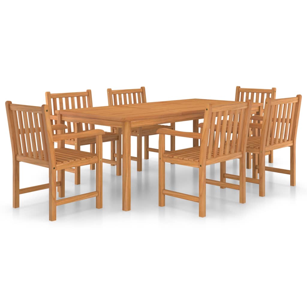Garden Dining Set | Warm Teak | Fine sanded teak hardwood | Large
