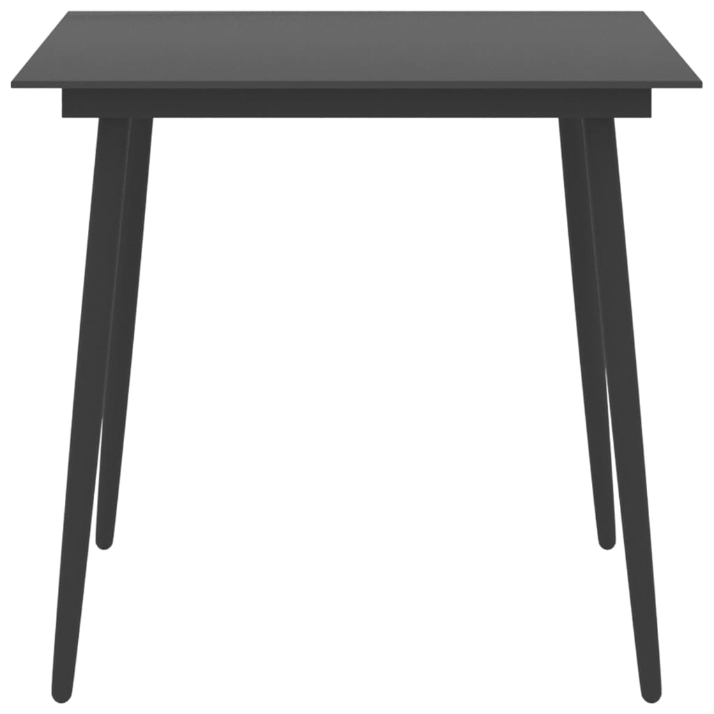 Dining Set | Black | PE Rattan | Standard | Adjustable Armrests