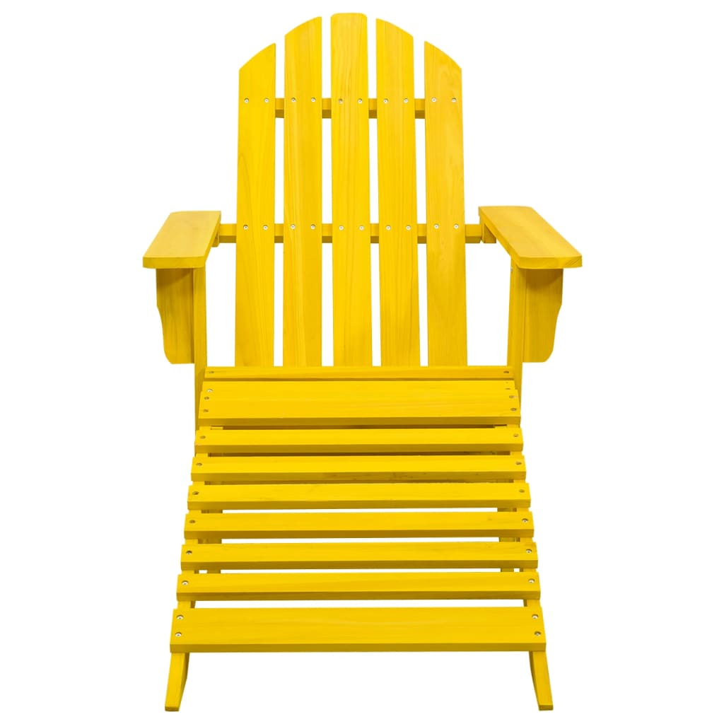 Garden Chair | Yellow | Solid Fir Wood | Large | Detachable