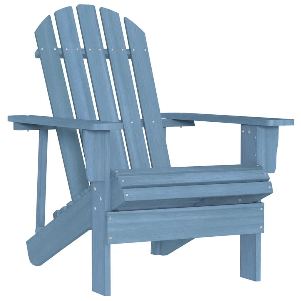 Garden Chair | Blue | Solid fir wood | Medium | Ergonomic