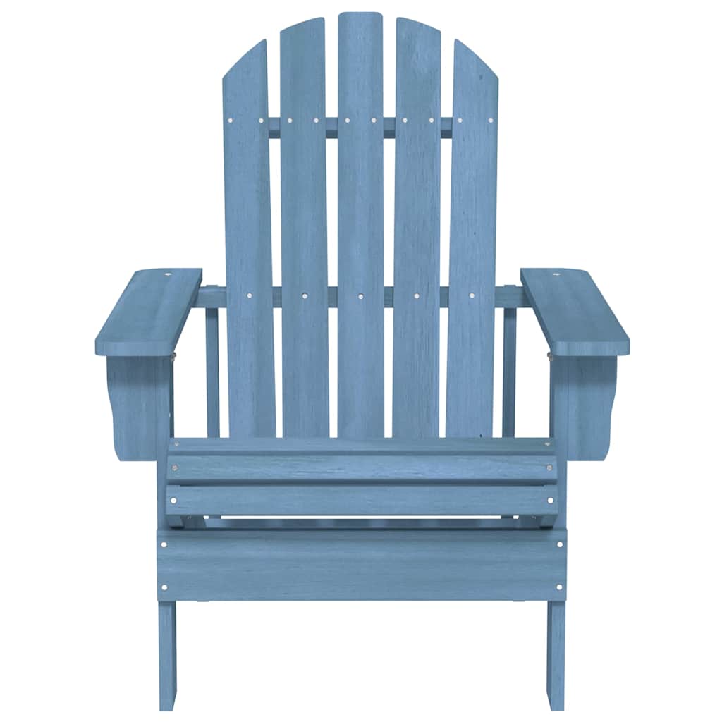 Garden Chair | Blue | Solid fir wood | Medium | Ergonomic