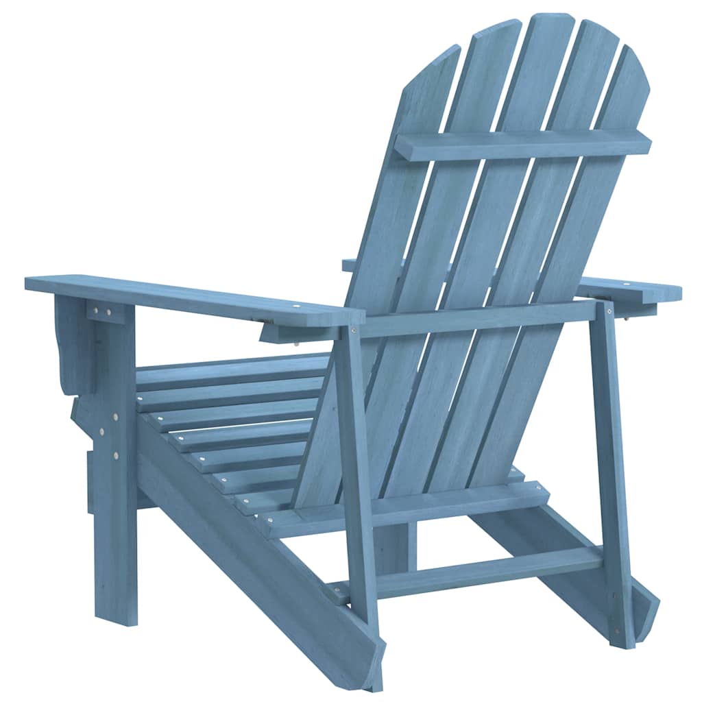 Garden Chair | Blue | Solid fir wood | Medium | Ergonomic
