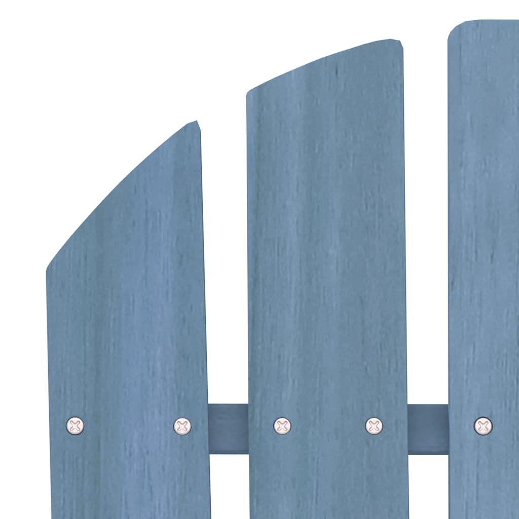 Garden Chair | Blue | Solid fir wood | Medium | Ergonomic