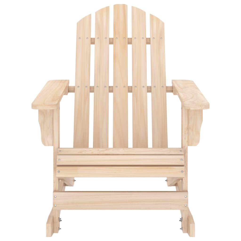 Garden Rocking Chair | Brown | Solid Fir Wood | Medium