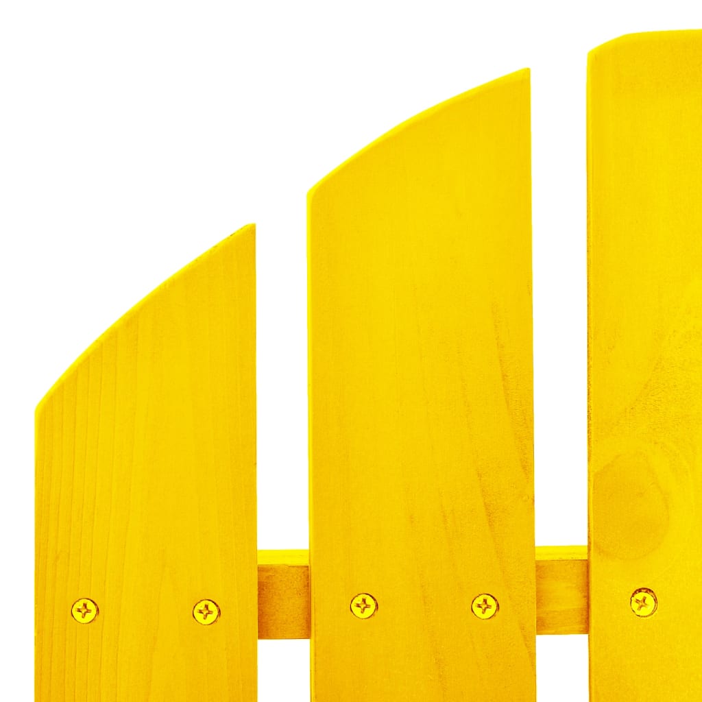 Garden Rocking Chair | Yellow | Solid fir wood | Standard | Comfy
