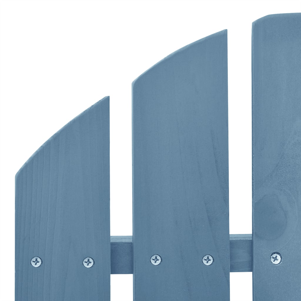 Garden Rocking Chair | Blue | Solid fir wood | Regular