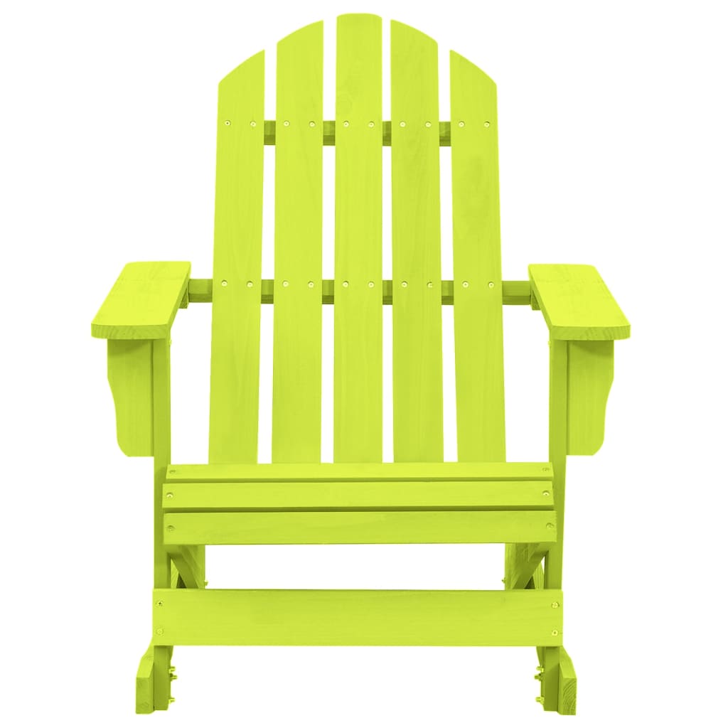 Garden Rocking Chair | Green | Solid fir wood | Standard