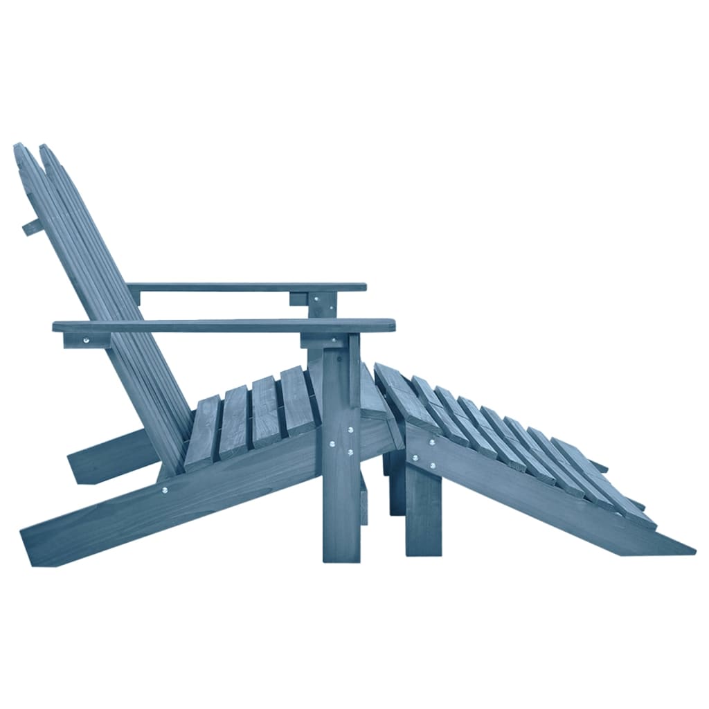 Garden Chair | Blue | Solid fir wood | Large | Detachable