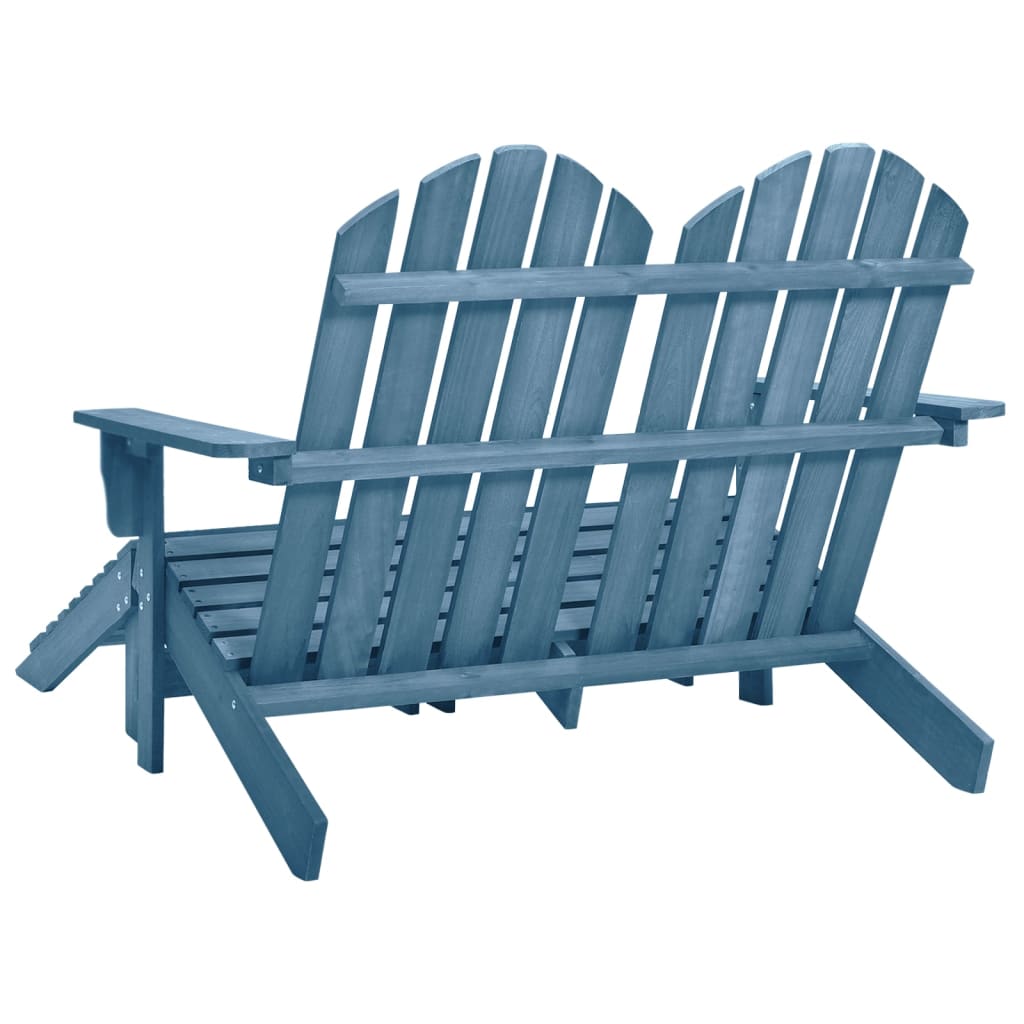 Garden Chair | Blue | Solid fir wood | Large | Detachable