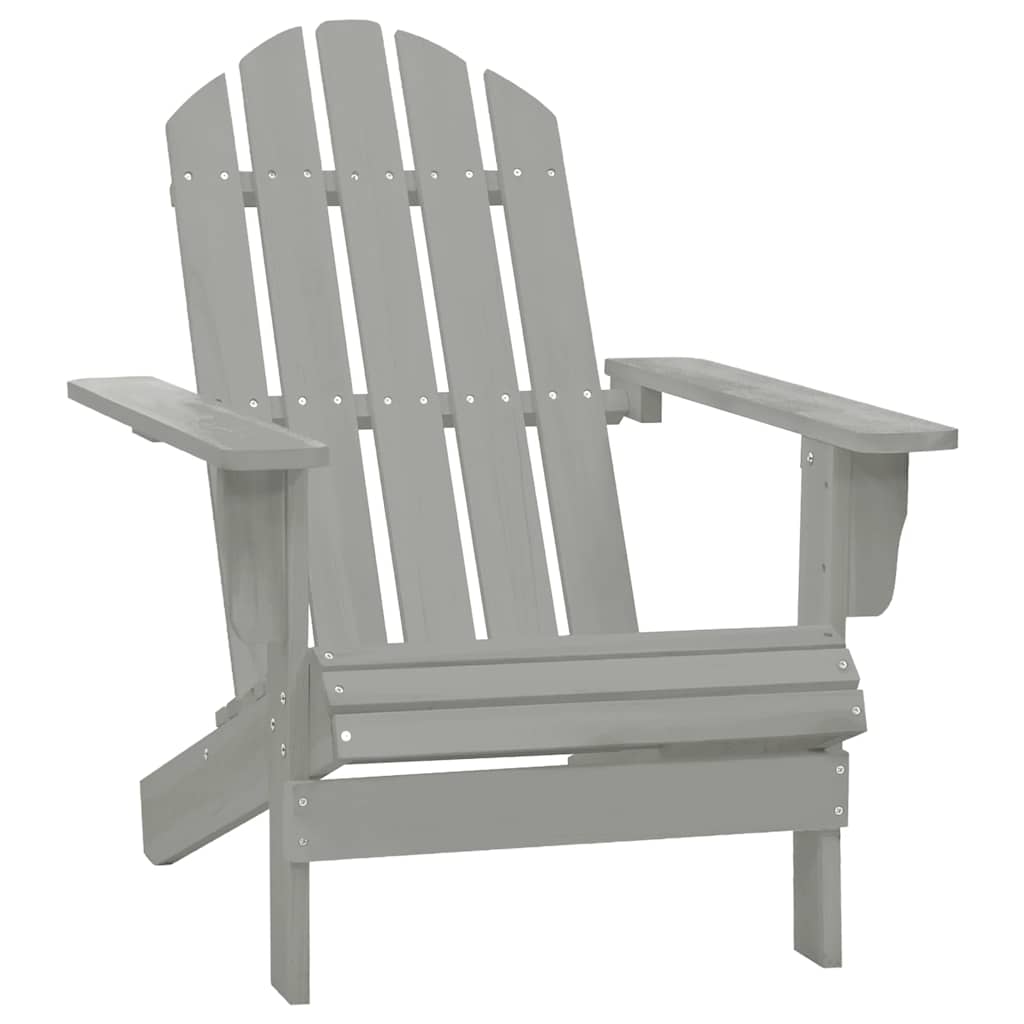 Garden Chair | Grey | Solid fir wood | Large |  Ergonomic  | Garden Chair