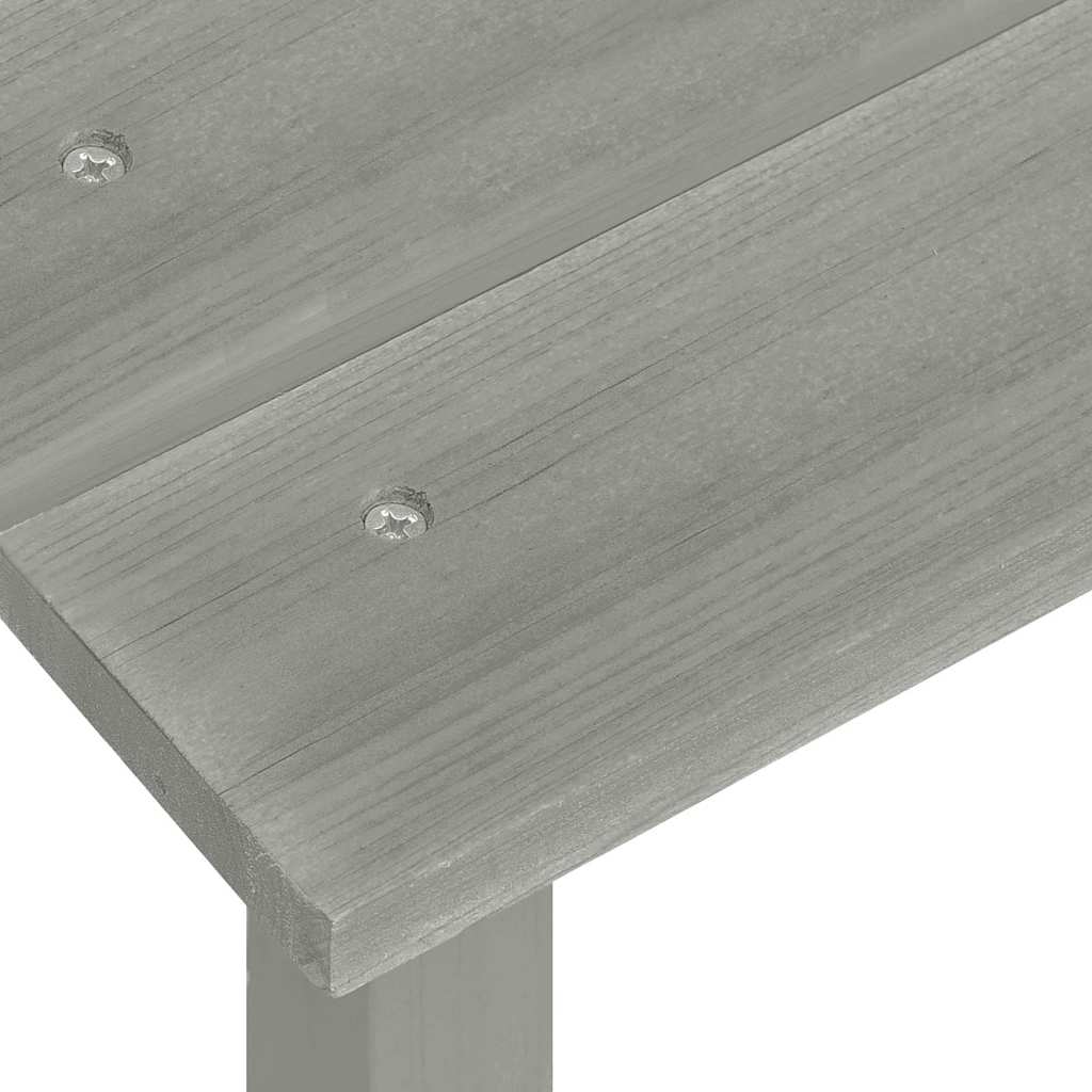Garden Chair | Grey | Solid fir wood | Large |  Ergonomic  | Garden Chair