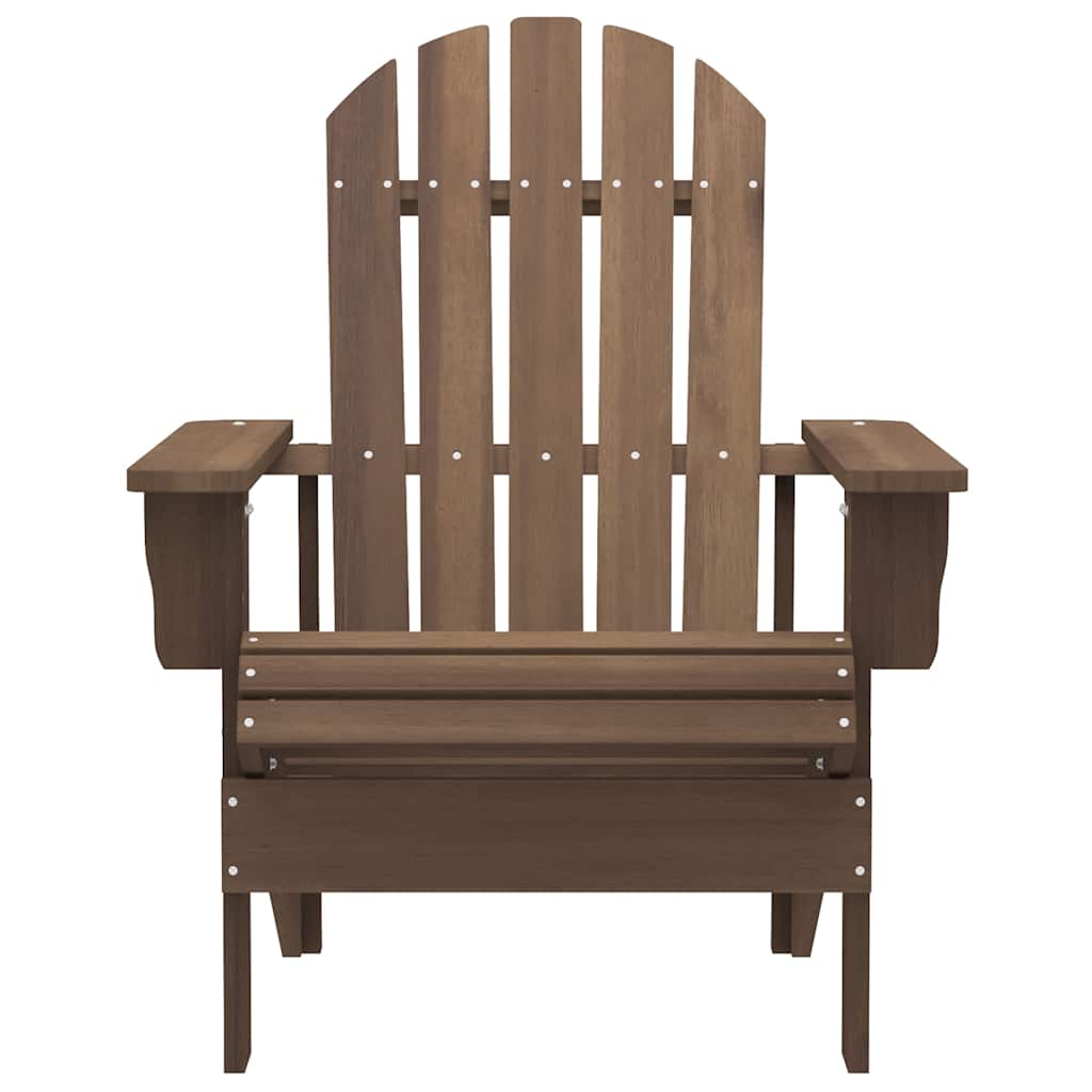 Garden Chair | Brown | Solid fir wood | 69.5 x 86.5 x 89.5 cm