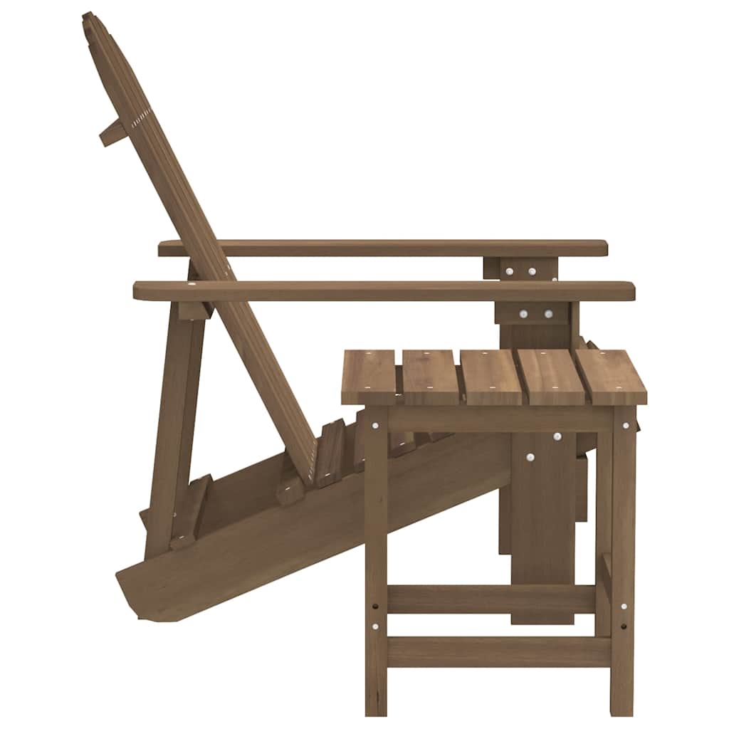 Garden Chair | Brown | Solid fir wood | 69.5 x 86.5 x 89.5 cm