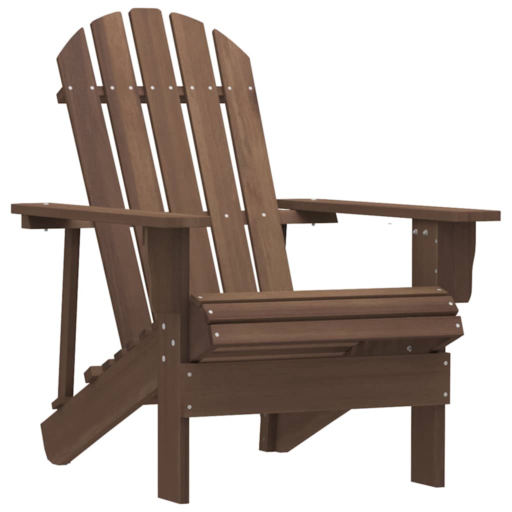 Garden Chair | Brown | Solid fir wood | 69.5 x 86.5 x 89.5 cm