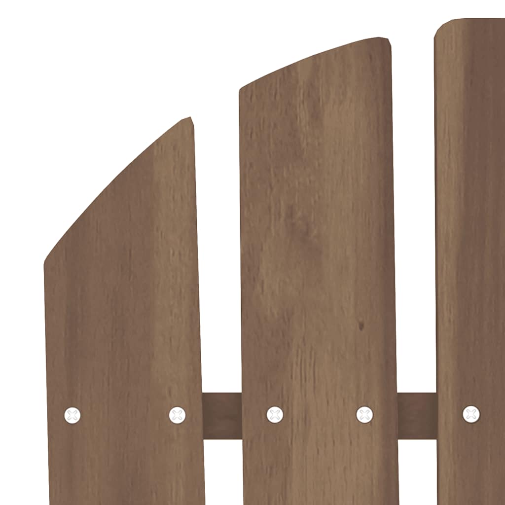 Garden Chair | Brown | Solid fir wood | 69.5 x 86.5 x 89.5 cm