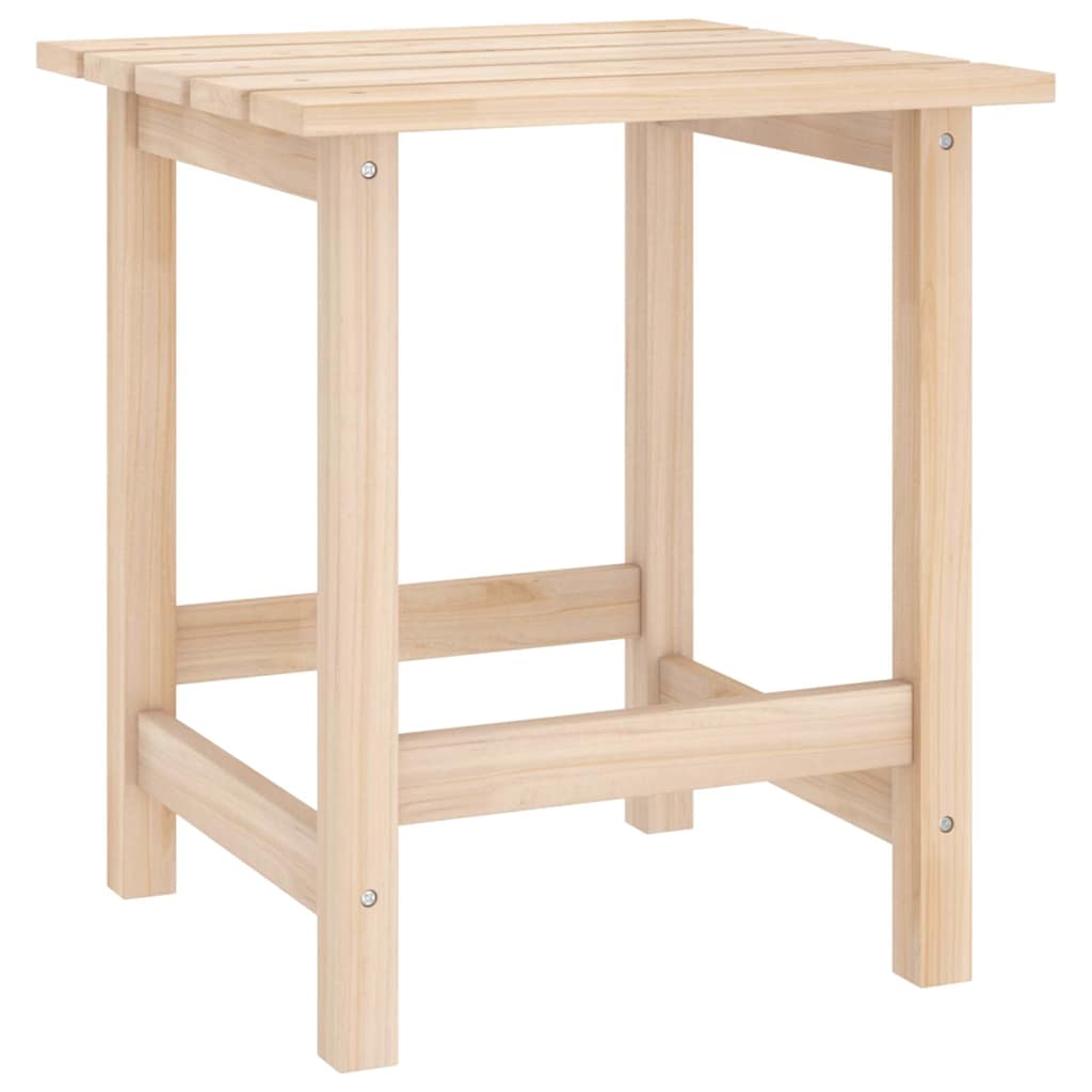 315932 vidaXL Garden Adirondack Chair with Ottoman and Table Solid Fir Wood