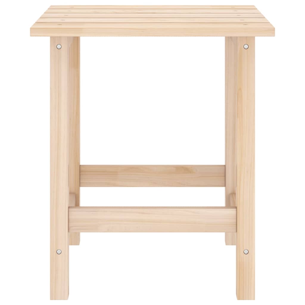 315932 vidaXL Garden Adirondack Chair with Ottoman and Table Solid Fir Wood