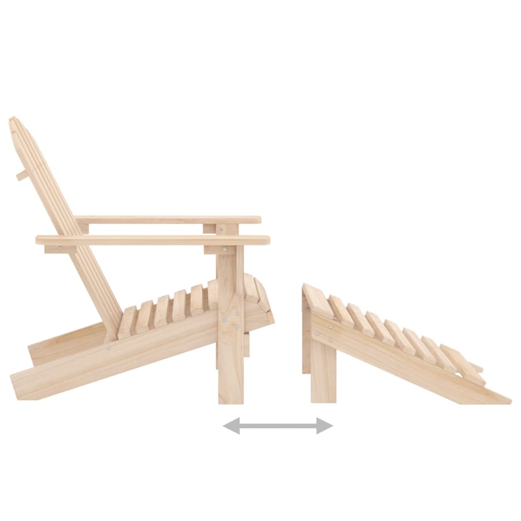 Garden Chair | Natural Wood | Solid fir wood | Standard | Detachable