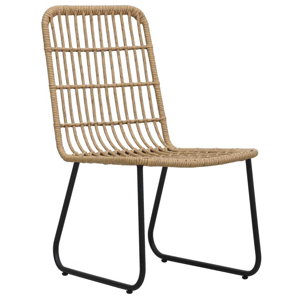 Dining Set | Oak | Poly rattan | 7 Piece Set | Stackable | Dining Set