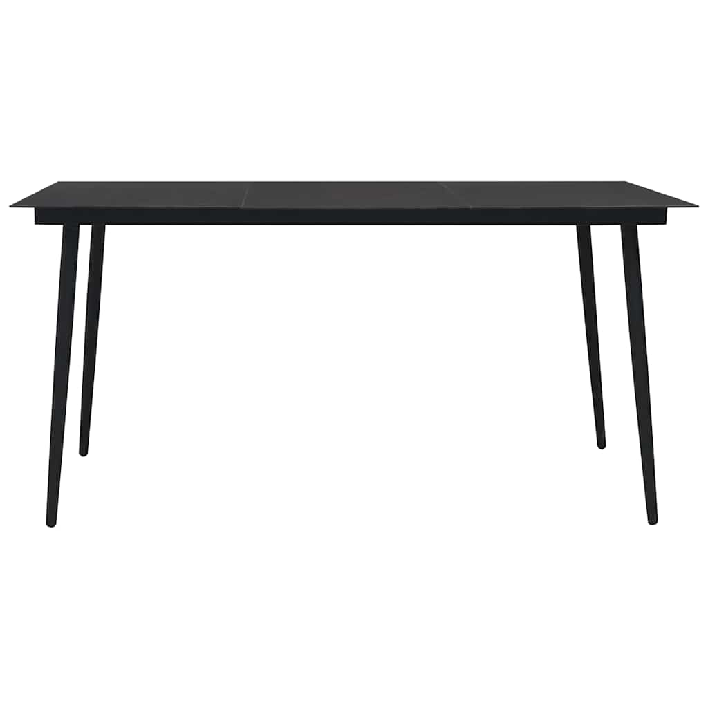 Dining Set | Black | Glass | Large | Durable | Dining Set | Rectangular
