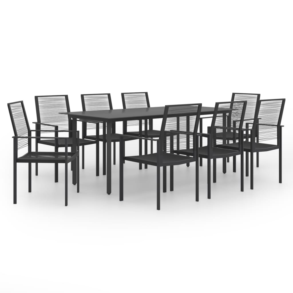 vidaXL 9 Piece Garden Dining Set