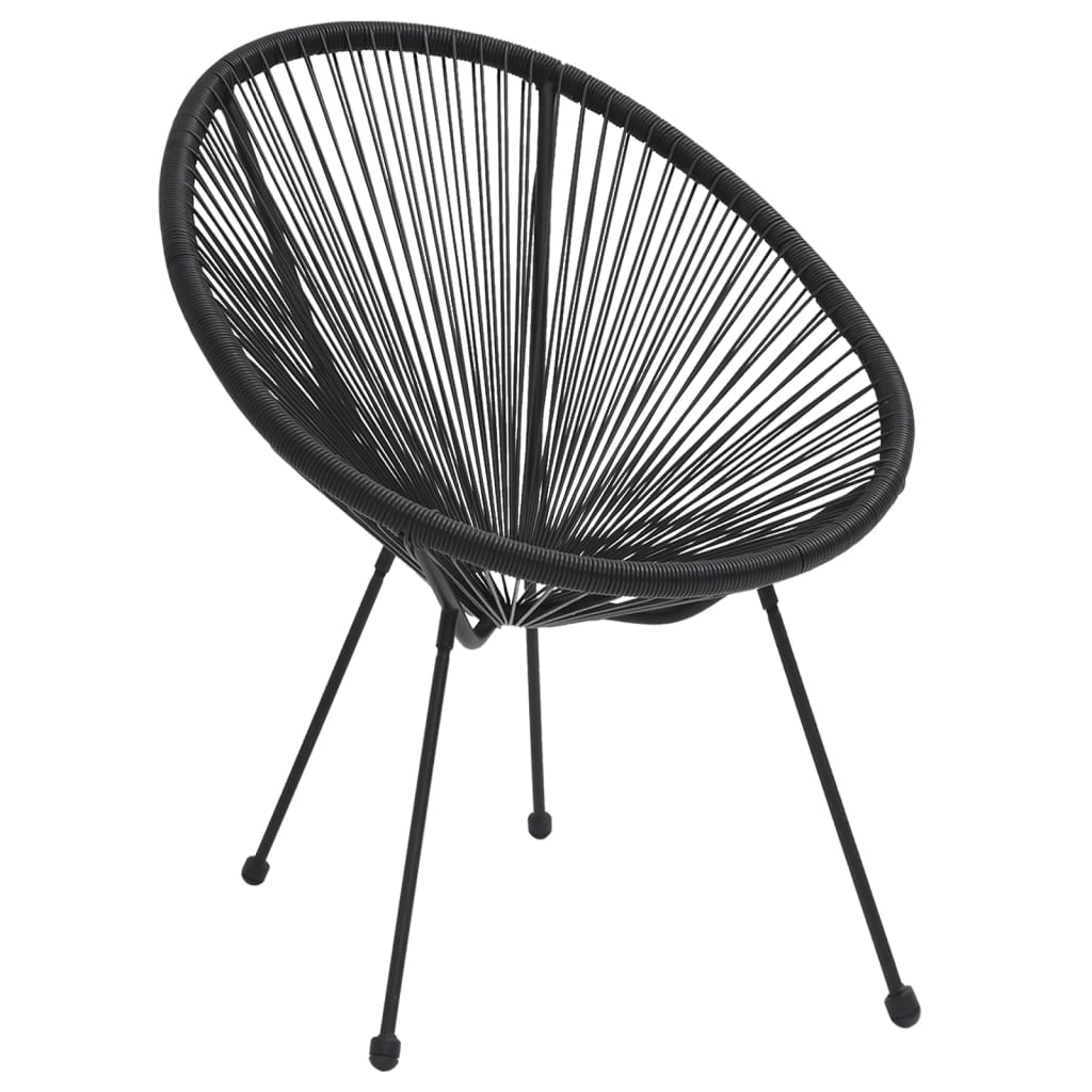 Dining Set | Black and Transparent