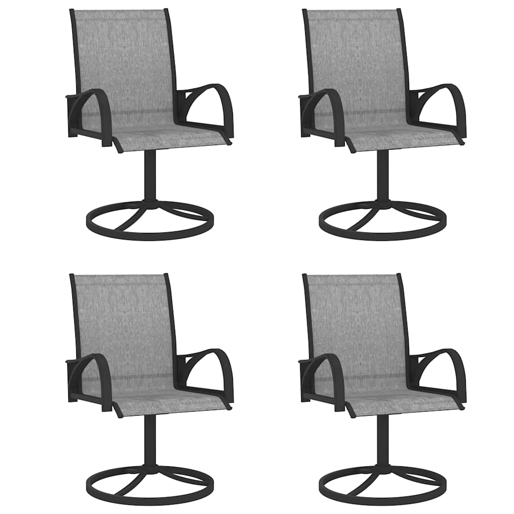 Dining Set | Anthracite Grey | Textilene and Powder-Coated Steel