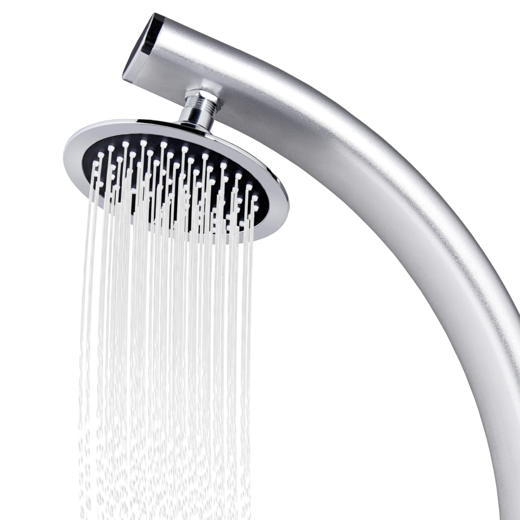 Garden Shower | Silver | Aluminium, Chrome | Tall | Modern