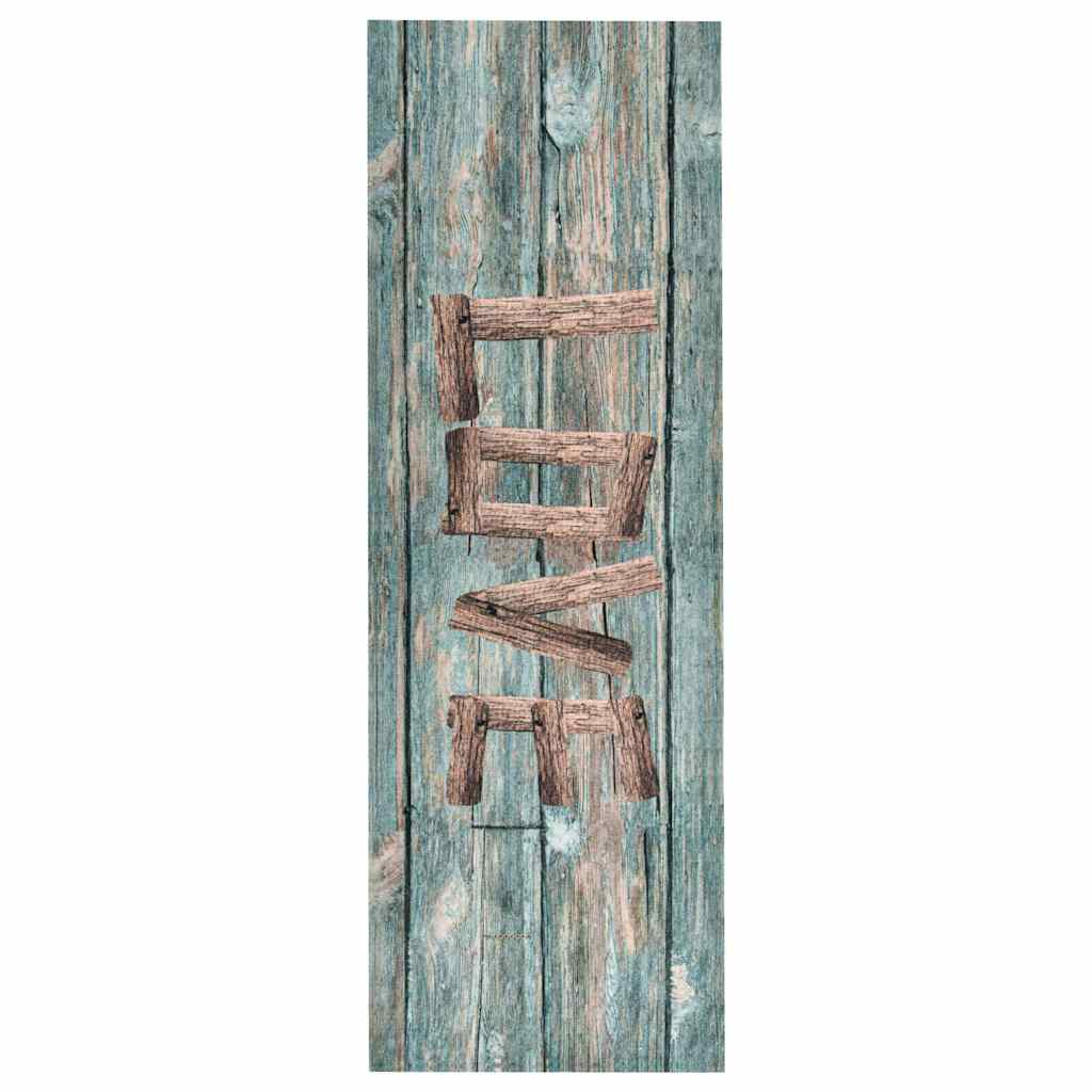315959 vidaXL Kitchen Carpet Washable Love 60x300 cm