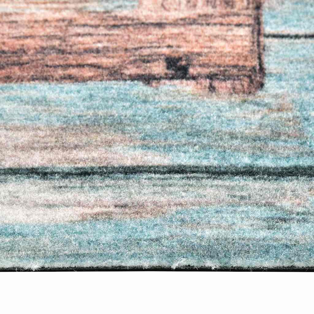 315959 vidaXL Kitchen Carpet Washable Love 60x300 cm