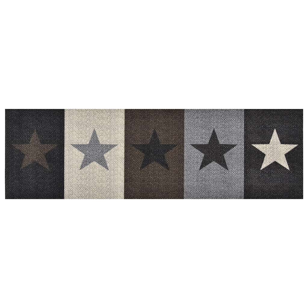 Kitchen Carpet Washable Stars 45x150 cm