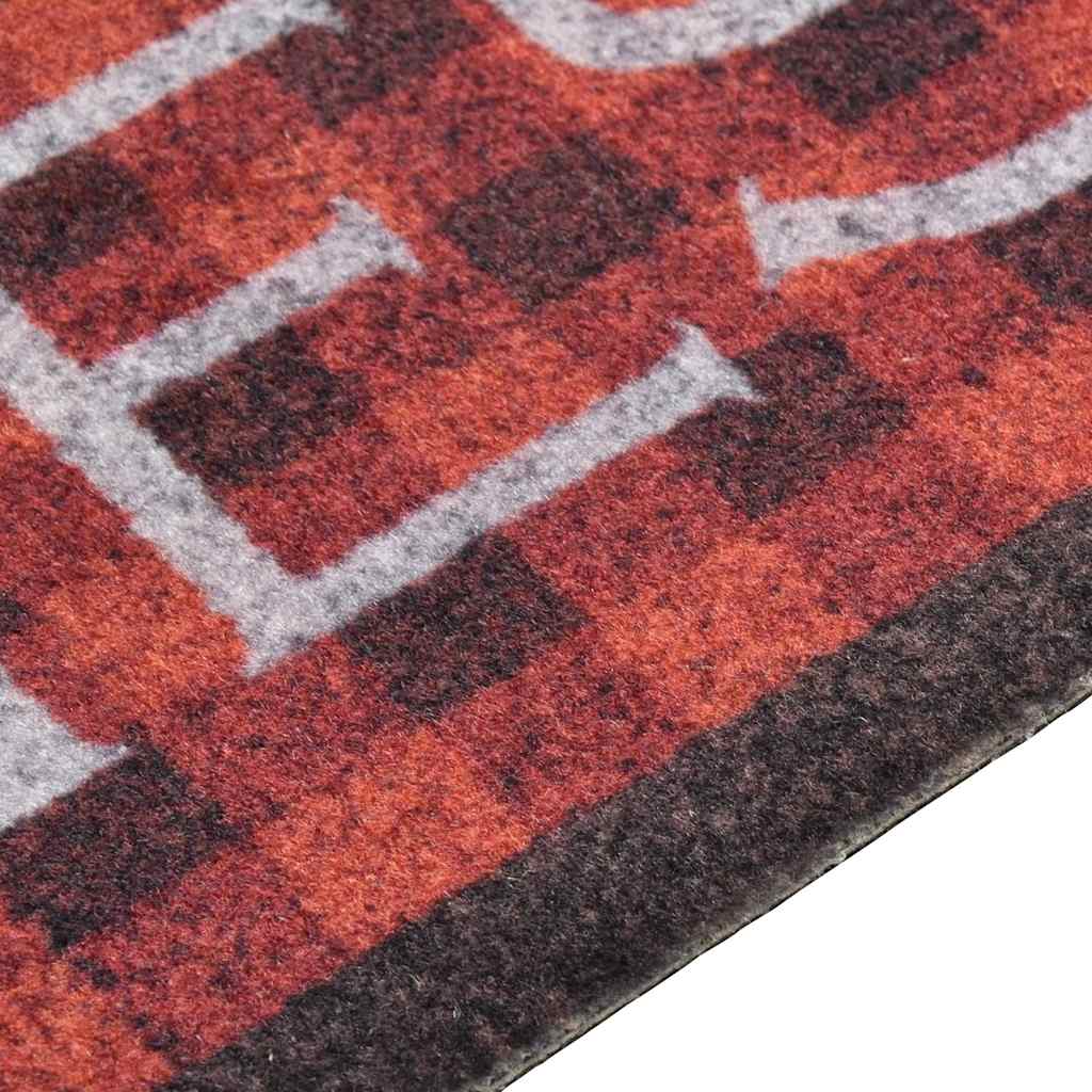 315978 vidaXL Kitchen Carpet Washable Tomatoes 60x300 cm