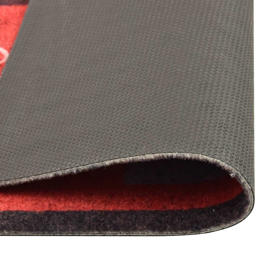 315978 vidaXL Kitchen Carpet Washable Tomatoes 60x300 cm