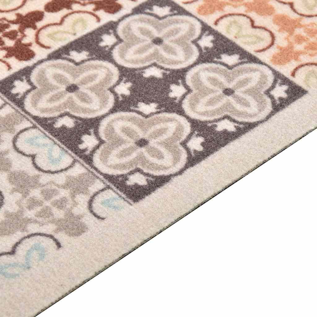 315982 vidaXL Kitchen Carpet Washable Mosaic Colour 45x150 cm