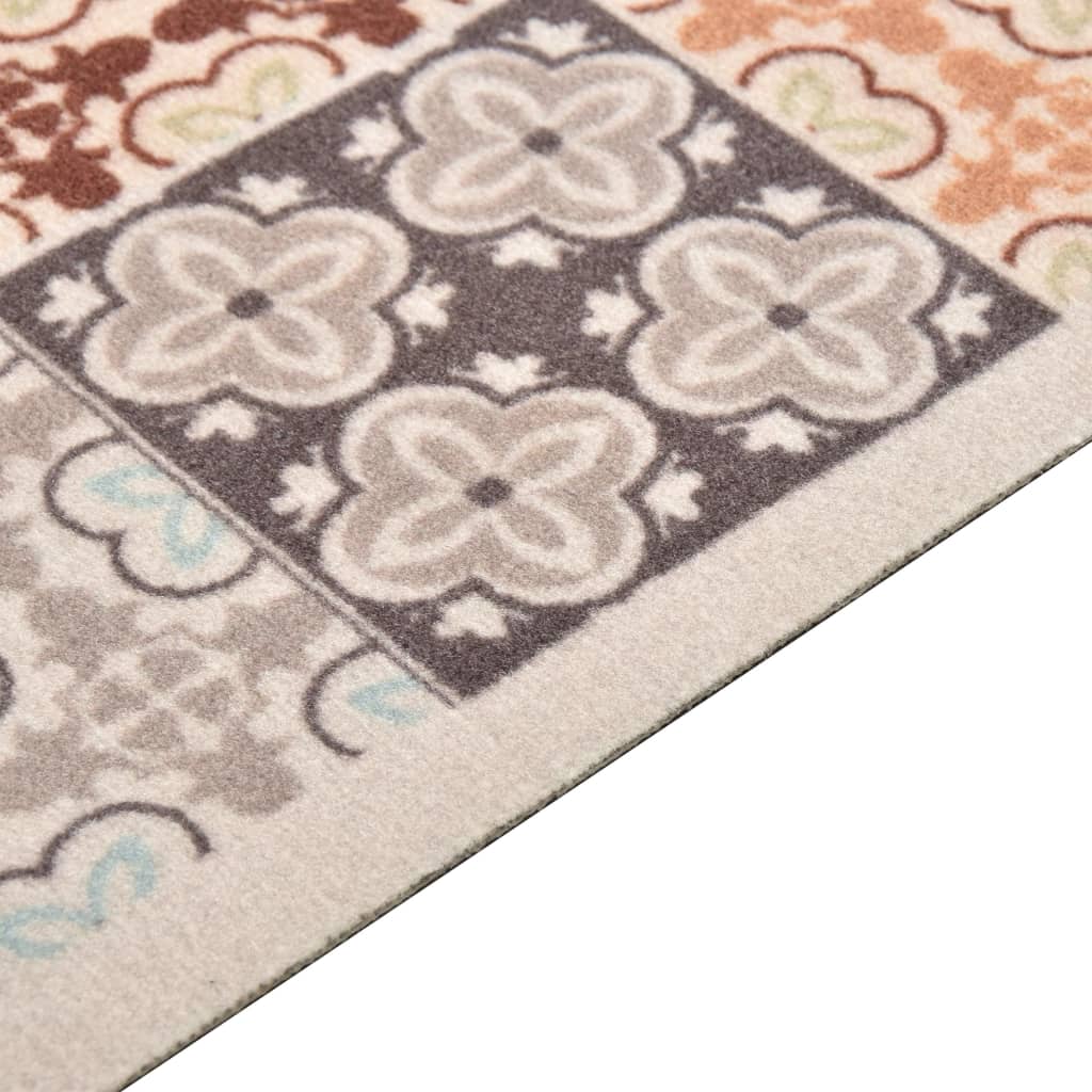 Kitchen Carpet Washable Mosaic Colour 60x300 cm