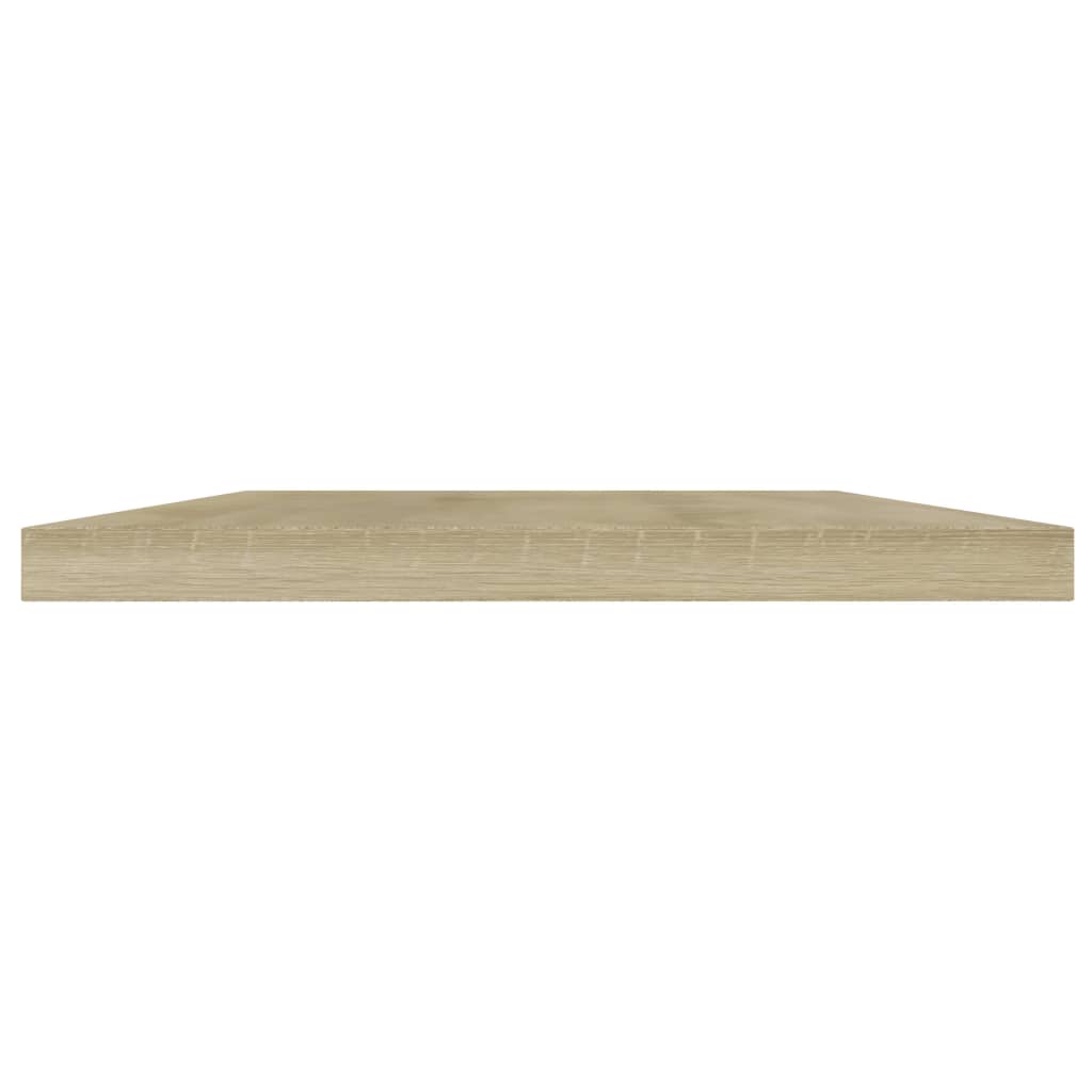 805144 vidaXL Bookshelf Boards 4 pcs Sonoma Oak 40x20x1,5 cm Engineered Wood