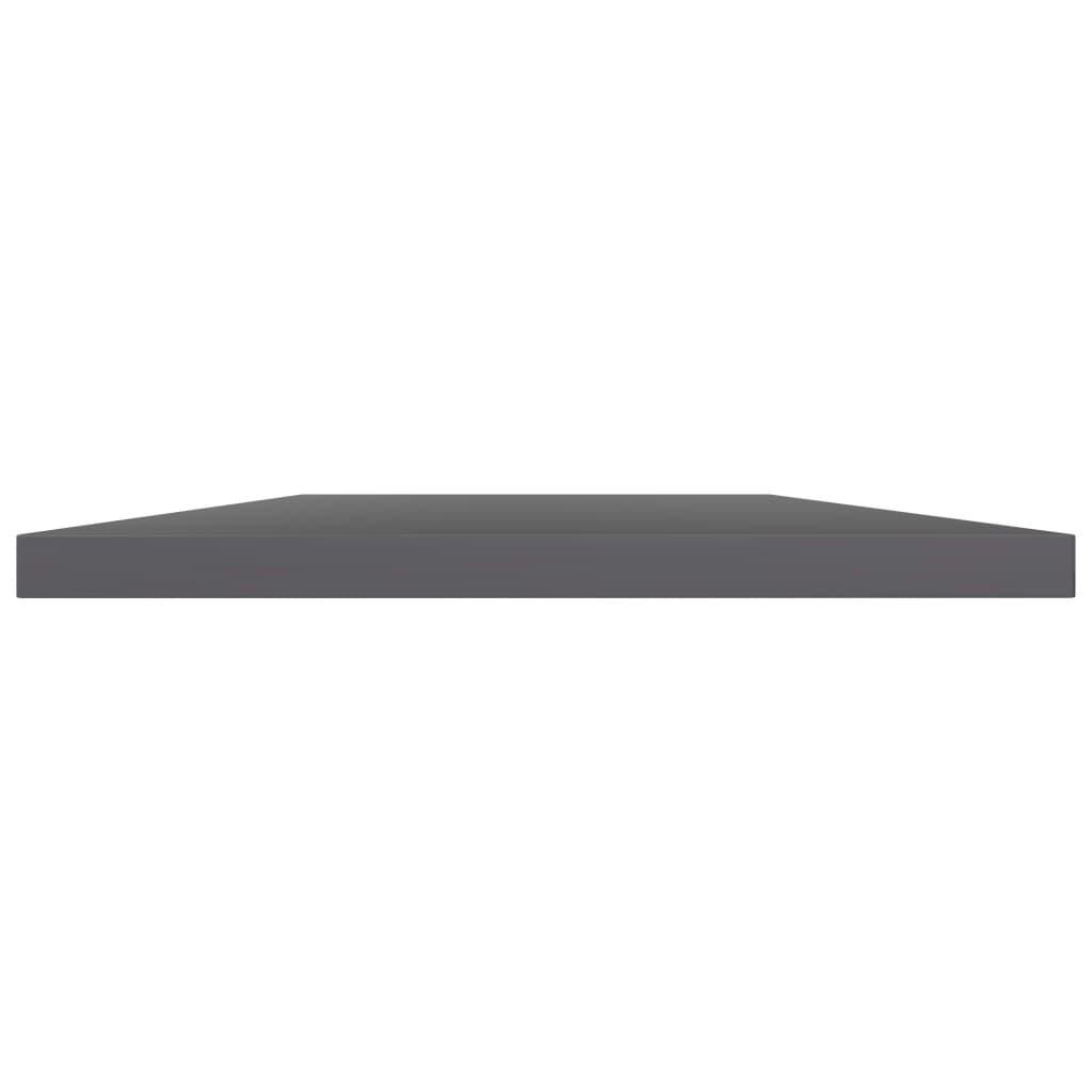 805169 vidaXL Bookshelf Boards 8 pcs High Gloss Grey 40x30x1,5 cm Engineered Wood
