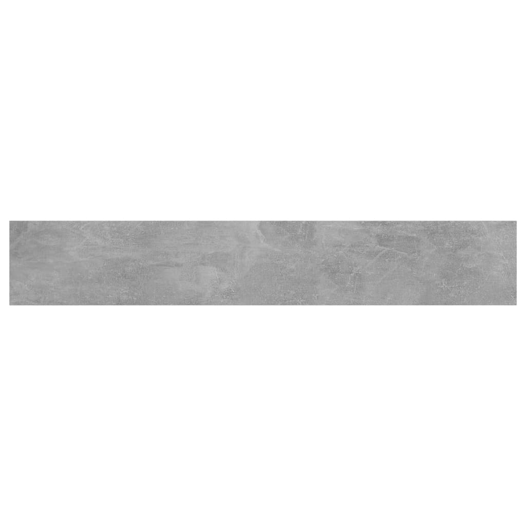 805211 vidaXL Bookshelf Boards 8 pcs Concrete Grey 60x10x1,5 cm Engineered Wood