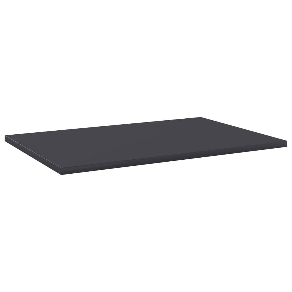 Bookshelf Boards 8 pcs Grey 60x40x1.5 cm Engineered Wood